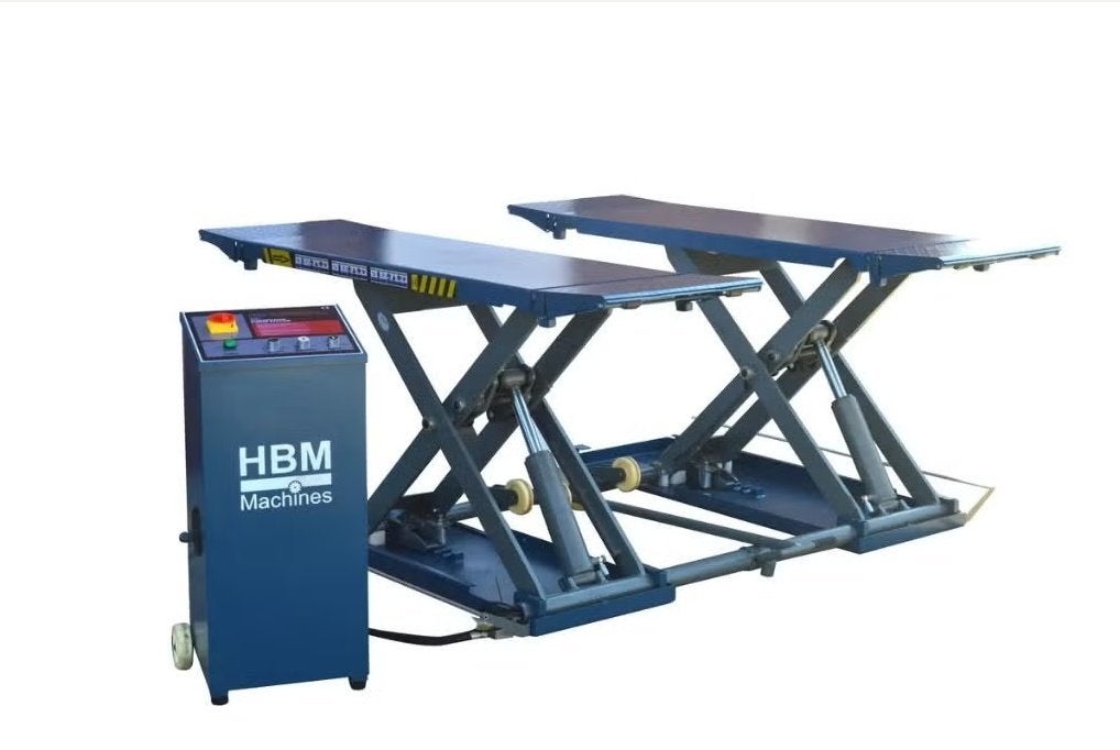 HBM 3 Ton Professionele Elektrische Autopoetsbrug, Ophalen, Gebruikt