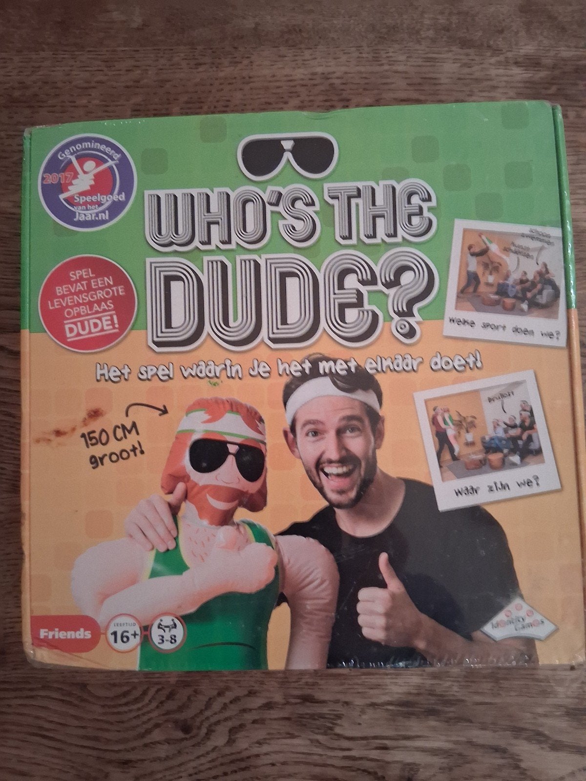 Who's the Dude? Gezelschapsspel - Nieuw in doos, Hobby en Vrije tijd, Drie of vier spelers, Ophalen of Verzenden, Nieuw, Friends