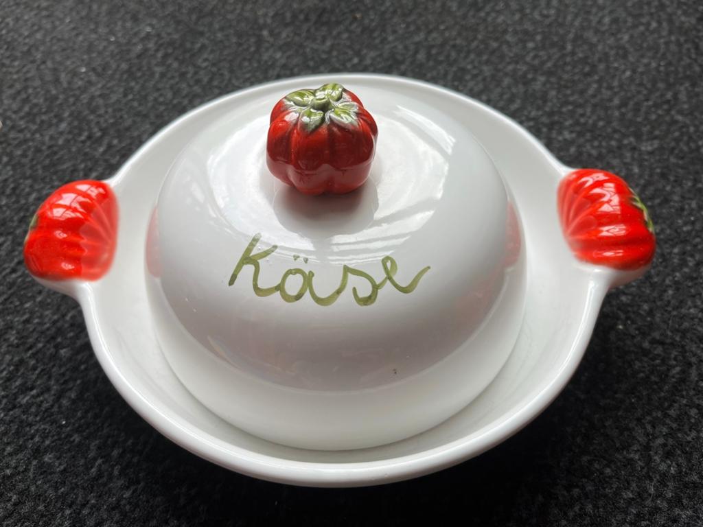 Leuk setje spaghetti-kaas bord met deksel, Huis en Inrichting, Keuken | Servies, Ophalen of Verzenden