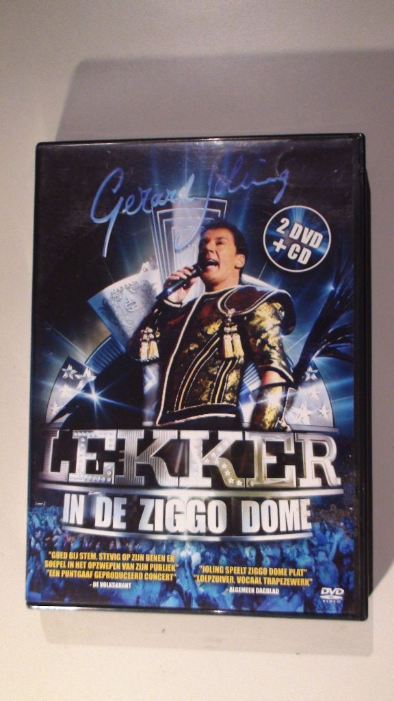 Gerard Joling Lekker in de Ziggo Dome (2 dvd+CD), Alle leeftijden, Ophalen of Verzenden, Zo goed als nieuw, Concert