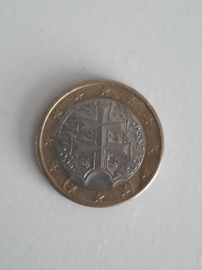 Munt 1 Euro - Slowakije 2009, Ophalen of Verzenden, Slowakije, 2 euro, Losse munt