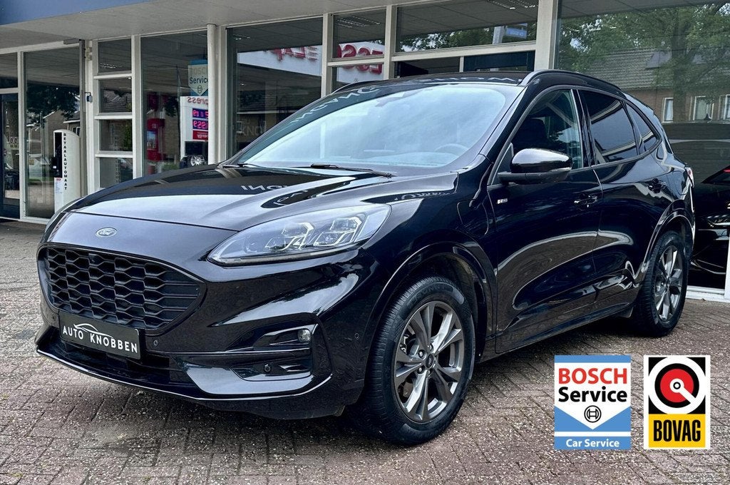 Ford Kuga 2.5 PHEV ST-Line Led, Climat, B&O, Camera, LM.., Gebruikt, 4 cilinders, Zwart, Bedrijf