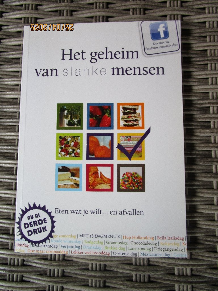 Het geheim van slanke mensen - Eten wat je wilt. en afvallen, Boeken, Gelezen, Dieet en Voeding, Mieke Kosters, Ophalen of Verzenden