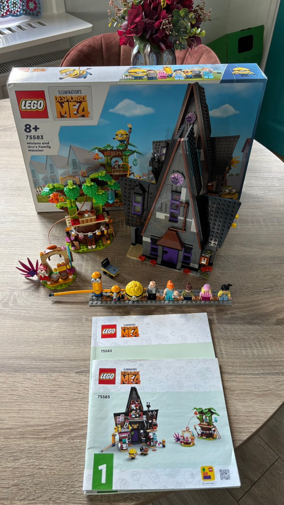 Lego Minions 75583 Huis van de minions en Gru, Gebruikt, Overige thema's, Lego, Ophalen of Verzenden