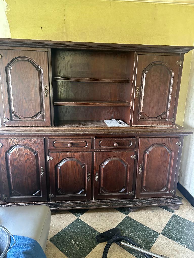 Gratis eiken kast, Ophalen, Gebruikt, Eikenhout, 200 cm of meer