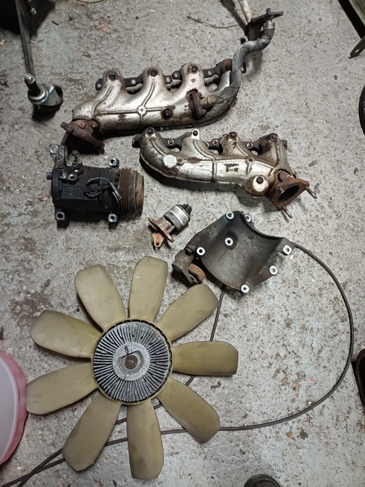 ls lq9 6.0 5.3 chevrolet spruitstukken, fan en airco steun, Ophalen of Verzenden, Gebruikt, Chevrolet