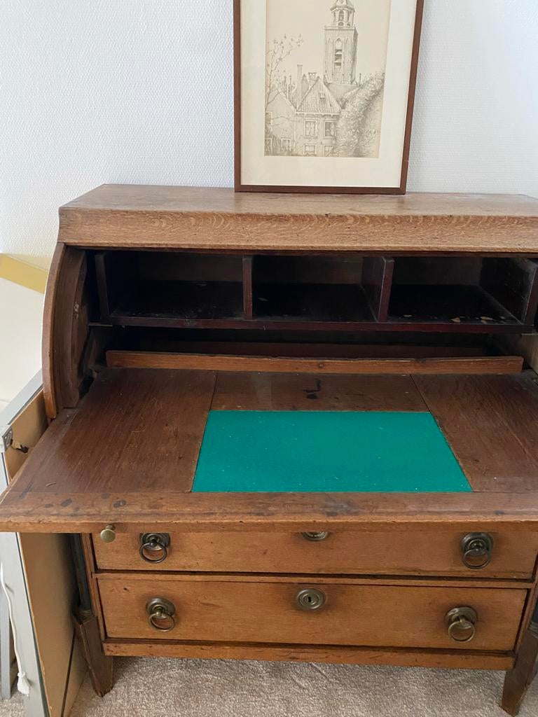 Antieke Secretaire met veel bergruimte, Ophalen, Gebruikt