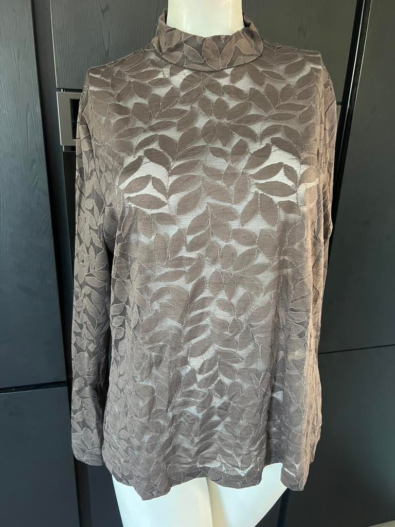 Studio anneloes nieuwe blouse kant bruin maat XL, Ophalen of Verzenden, Nieuw, Maat 46/48 (XL) of groter, Bruin