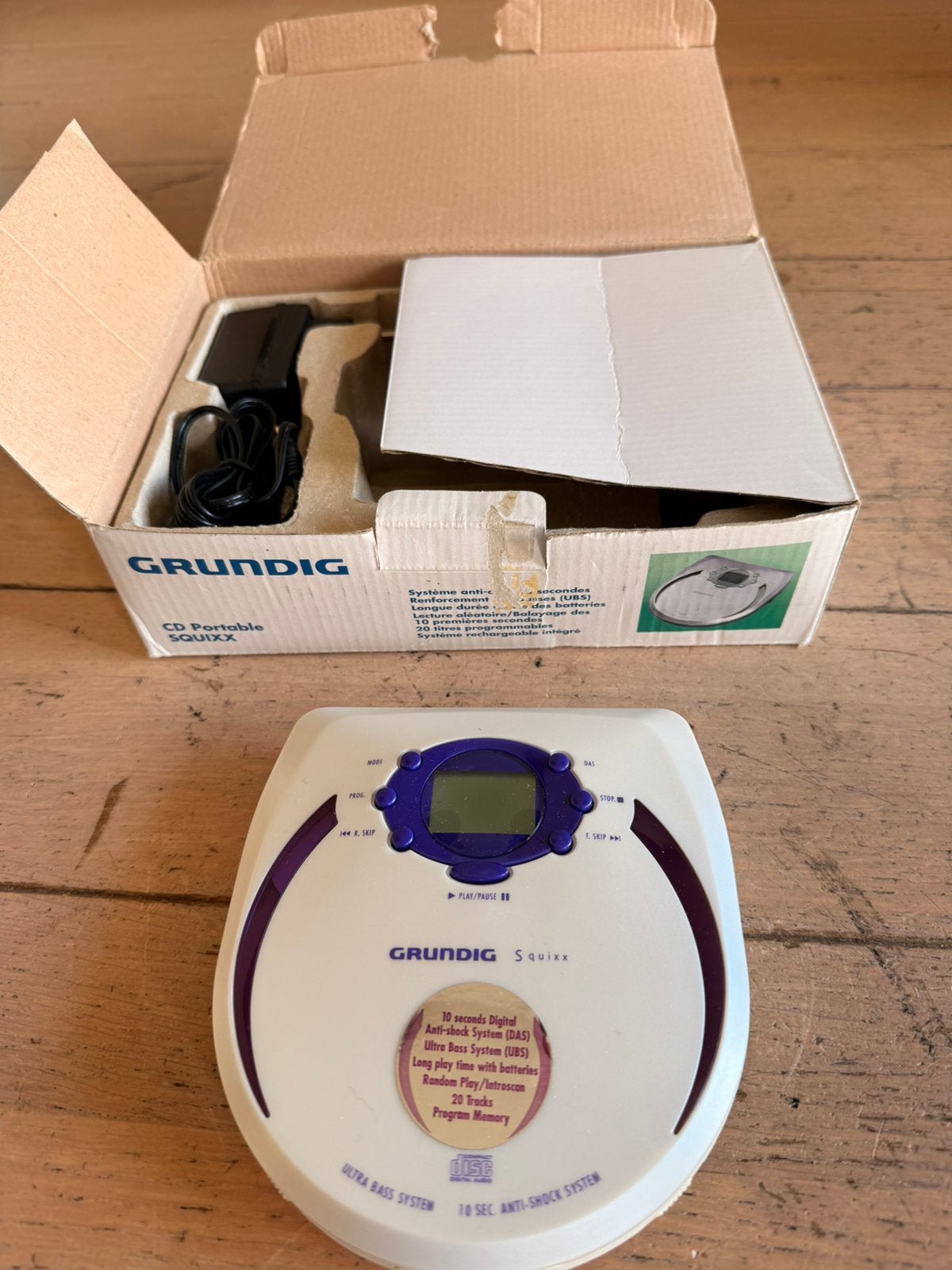 Grundig discman squixx cdp 4101 as 10 zie foto’s, Audio, Tv en Foto, Walkmans, Discmans en Minidiscspelers, Ophalen of Verzenden