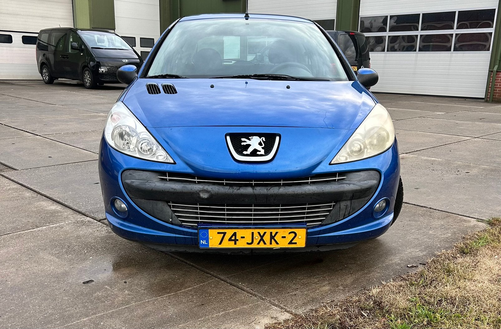 Peugeot 206+ 1.4 3D 2009 Blauw, Auto's, Peugeot, Voorwielaandrijving, 206+, Stof, 4 cilinders