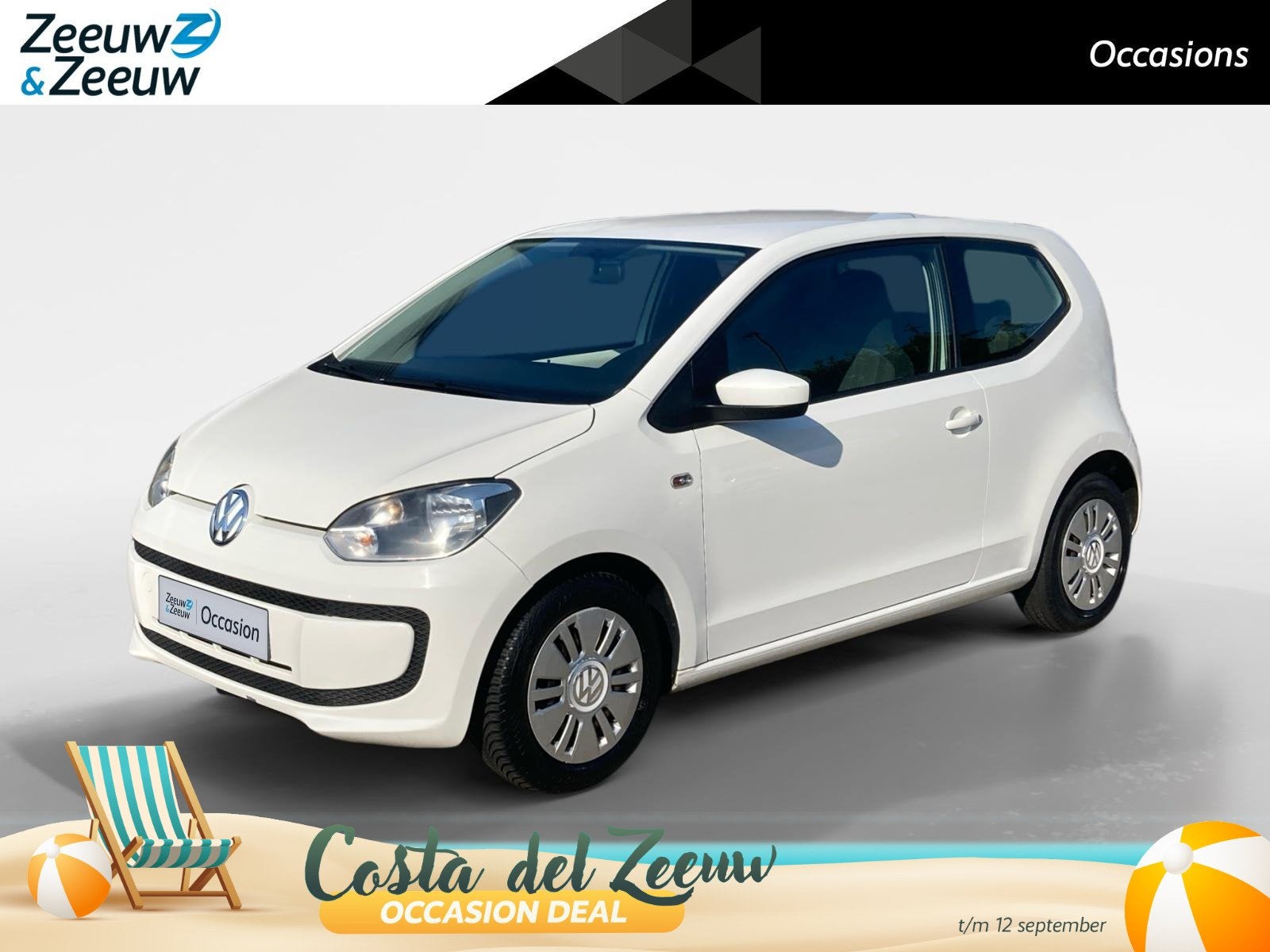 Volkswagen Up! 1.0 take up! BlueMotion | Airco |, Voorwielaandrijving, Stof, Gebruikt, Wit