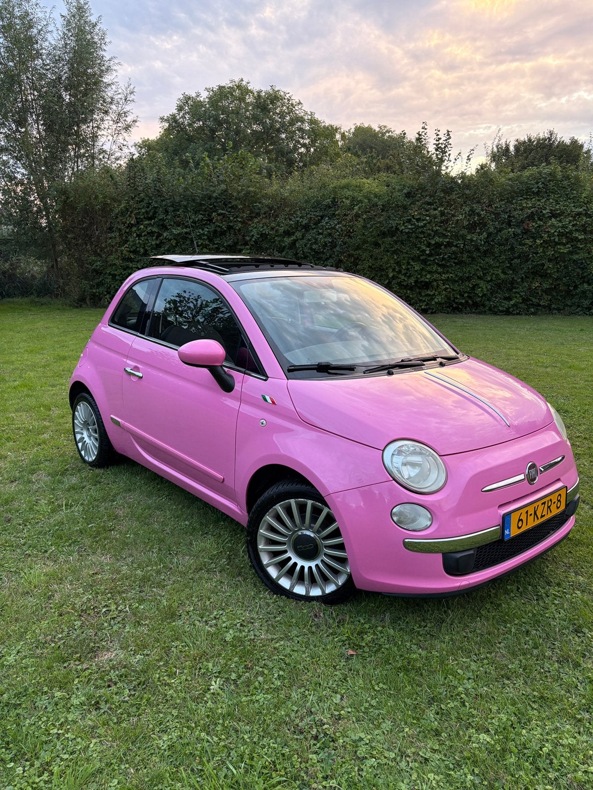 Fiat 500 AIRCO CARPLAY PANORAMADAK, 1242 cc, Origineel Nederlands, Particulier, 800 kg