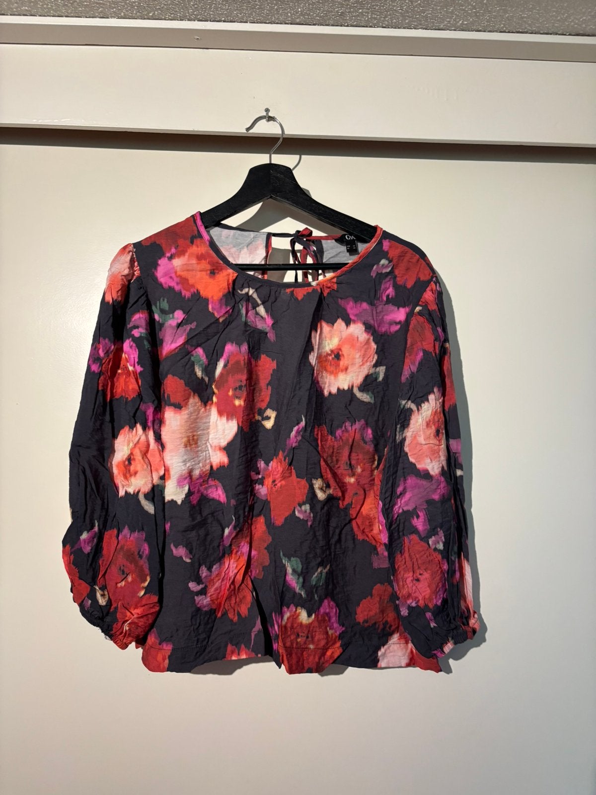 Kleurrijke bloemen blouse maat 46 €2,00 koopje!!!, Kleding | Dames, Ophalen of Verzenden, Zo goed als nieuw, Meerkleurig, Blouse of Tuniek
