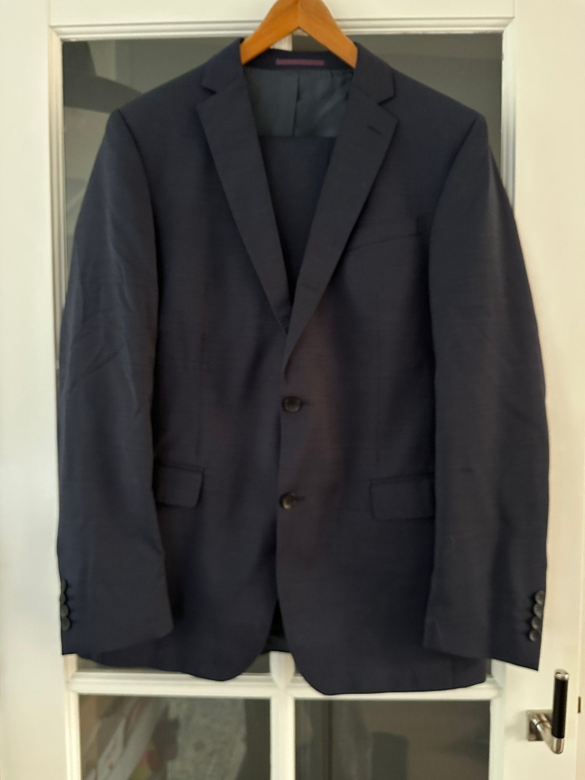 Nieuw donkerblauw colbert + pantalon Carl Gross maat 52 / 54, Ophalen of Verzenden, Nieuw, Maat 52/54 (L), Blauw