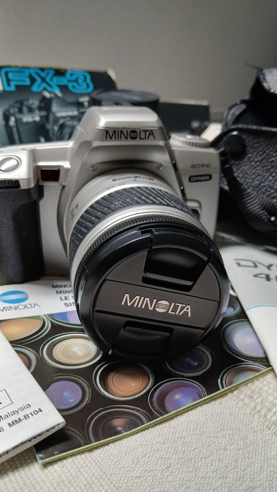 Foto film camera's Minolta Dynax 404si, Yasica FX3, lenzen e, Ophalen, Gebruikt, Compact, Minolta