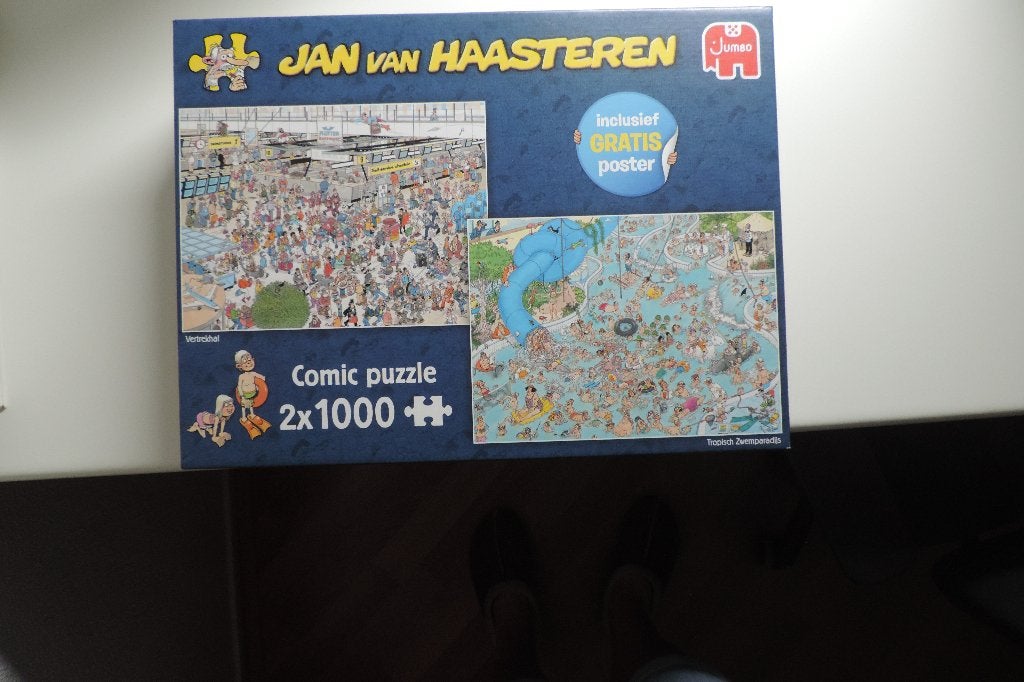 Nieuwe puzzels van Jan van Haasteren, 2 x 1000 stukjes, Ophalen, 500 t/m 1500 stukjes, Nieuw, Legpuzzel