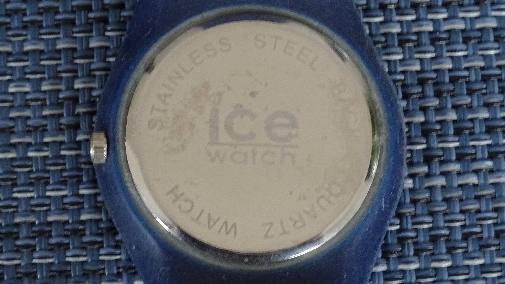 Ice-Watch quartz horloge met een blauwe siliconenband, Overige merken, Kunststof, Polshorloge, Nieuw