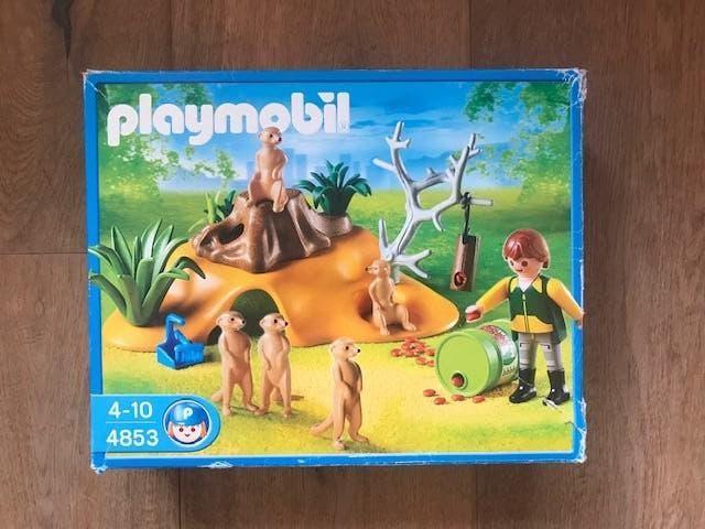 Playmobil 4853 – Stokstaartjes – in originele doos, Kinderen en Baby's, Speelgoed | Playmobil, Ophalen of Verzenden, Nieuw, Complete set