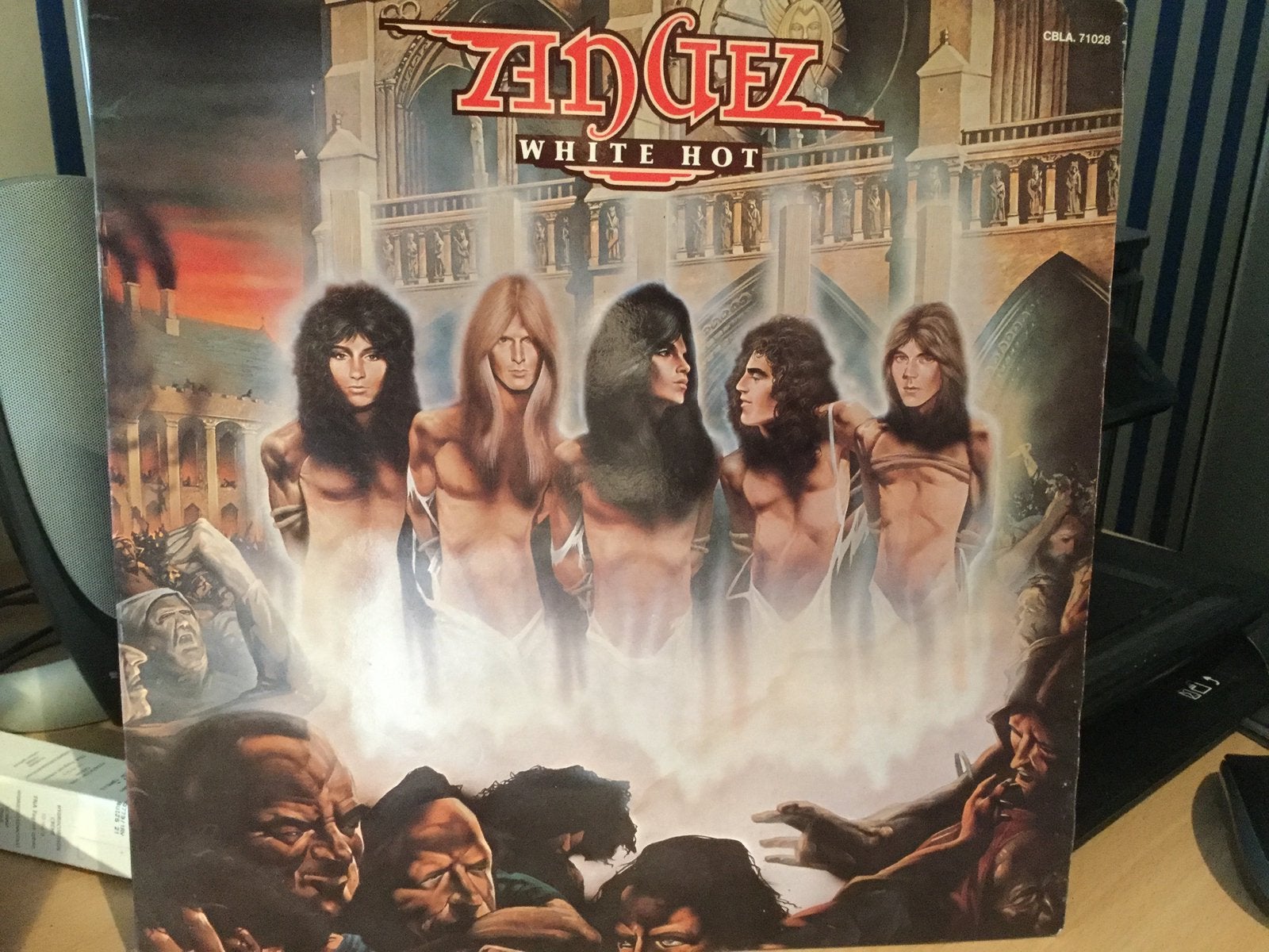 Angel-White hot. Topalbum., LP, Gebruikt, Ophalen of Verzenden, Hardrock