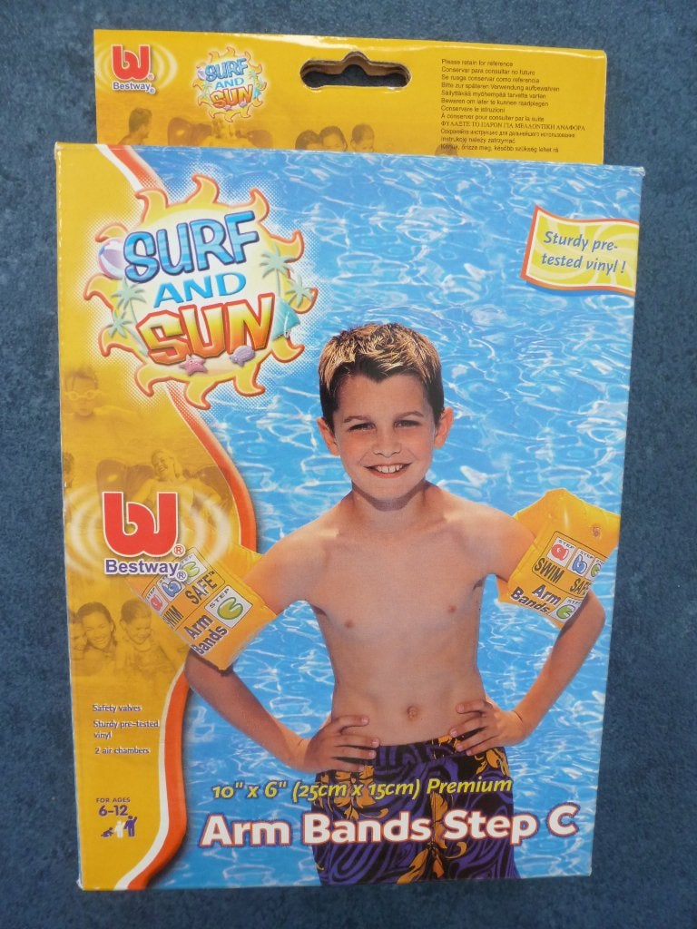 NIEUW BESTWAY stoere jongens ZWEMBANDJES 3 tot 6 jaar, Ophalen of Verzenden, Nieuw