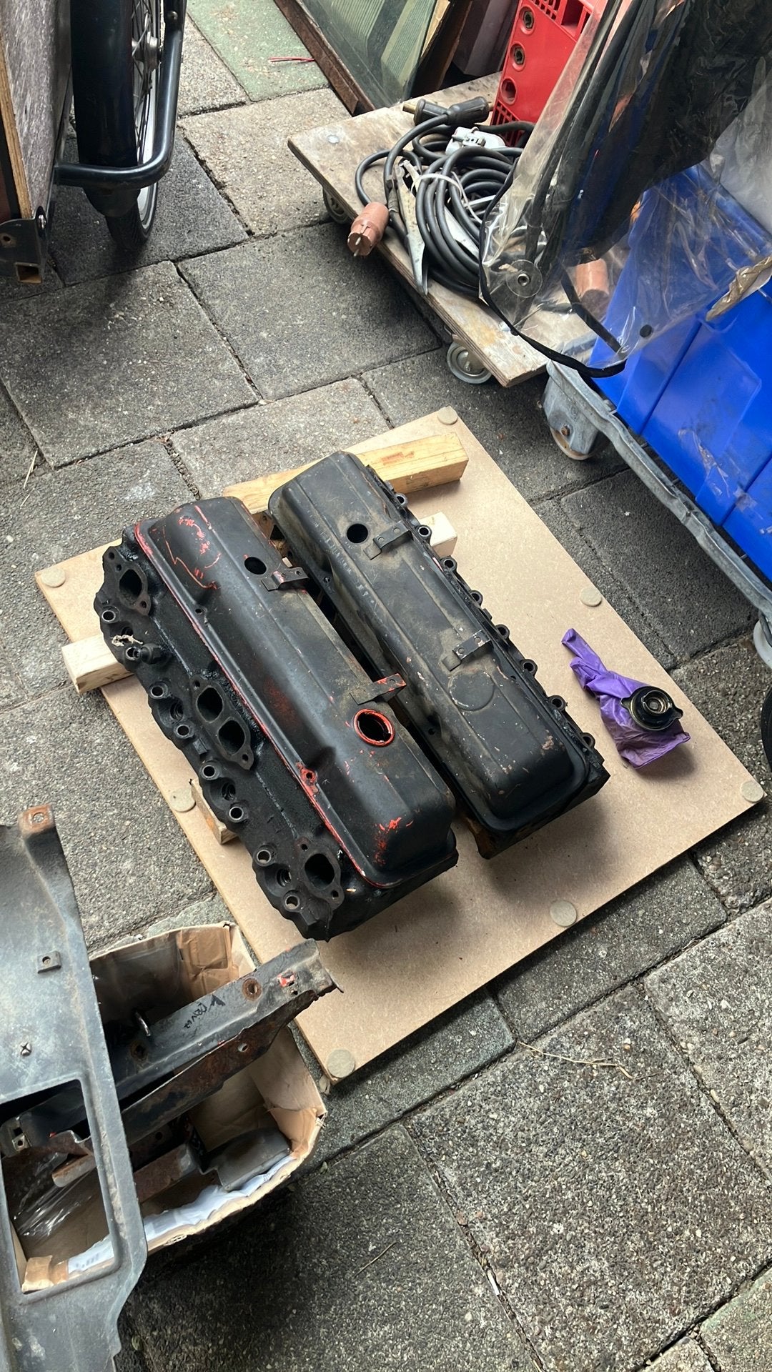 Chevrolet v8 cilinderkoppen , onderdelen  sbc, Ophalen, Chevrolet