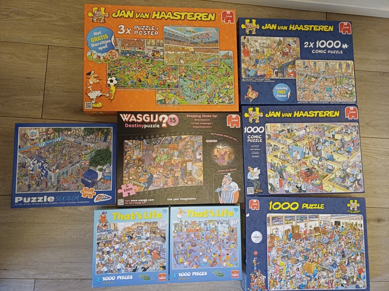 Puzzles, Ophalen of Verzenden, 500 t/m 1500 stukjes, Gebruikt, Legpuzzel