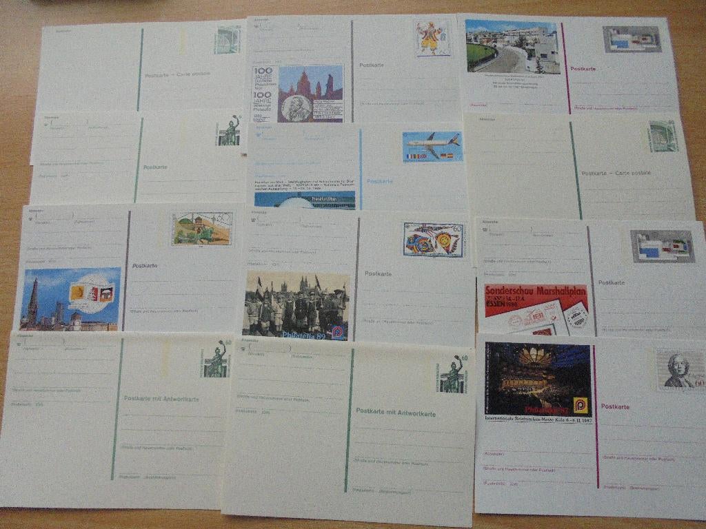 Duitsland.  Bund.  LEUKE partij ongebr  briefkaarten., Ophalen of Verzenden, Buitenland