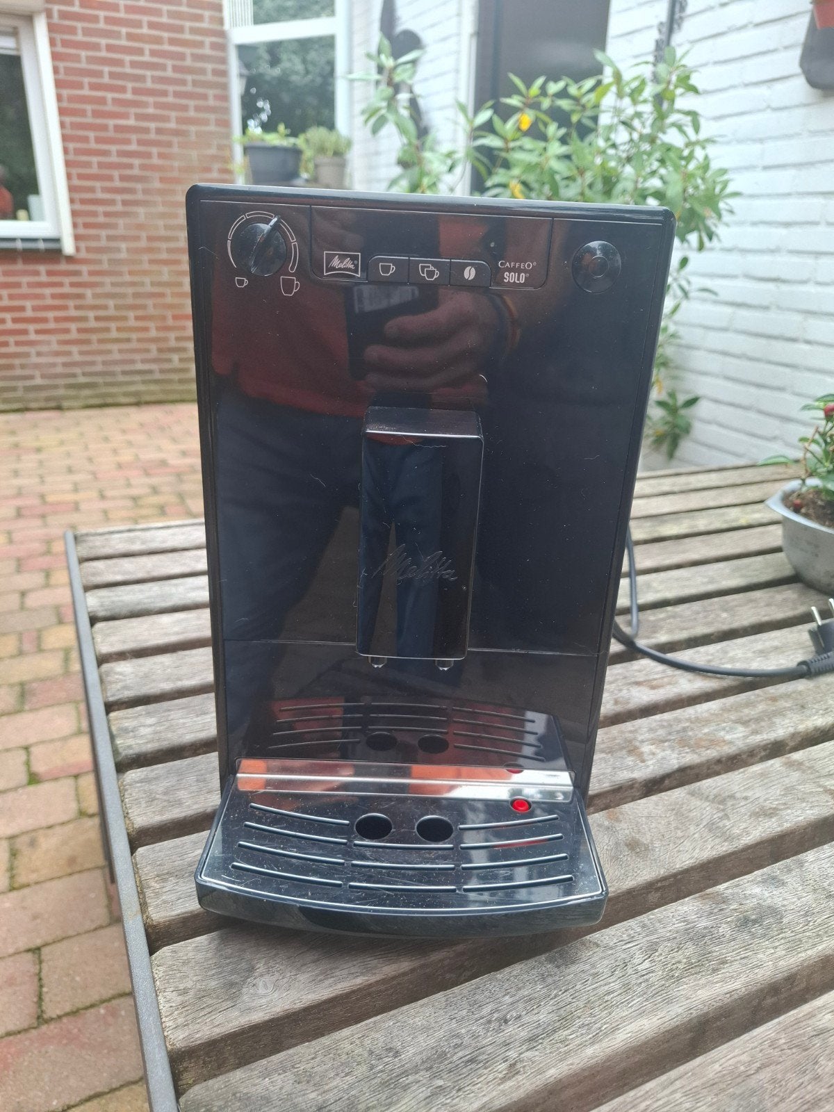 Melitta Caffeo Solo koffiemachine - Zwart, Witgoed en Apparatuur, Ophalen, Gebruikt, Koffiemachine, Koffiebonen