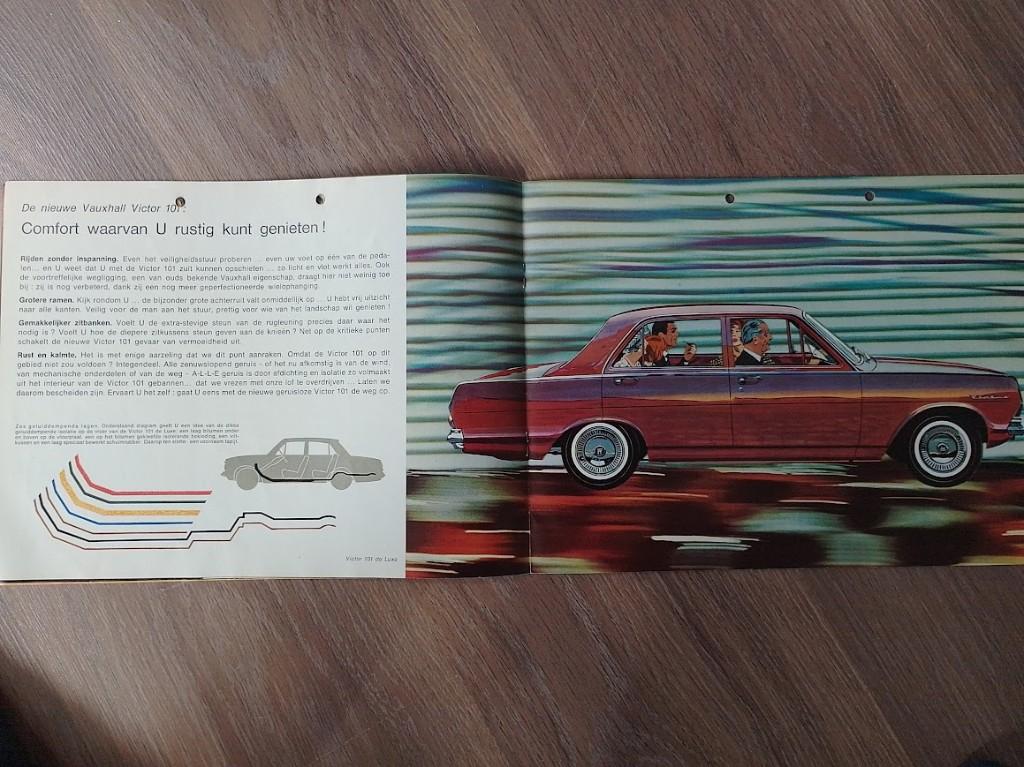 Vauxhall Victor 101 autofolder ca 1960, Ophalen of Verzenden, Gelezen, Overige merken