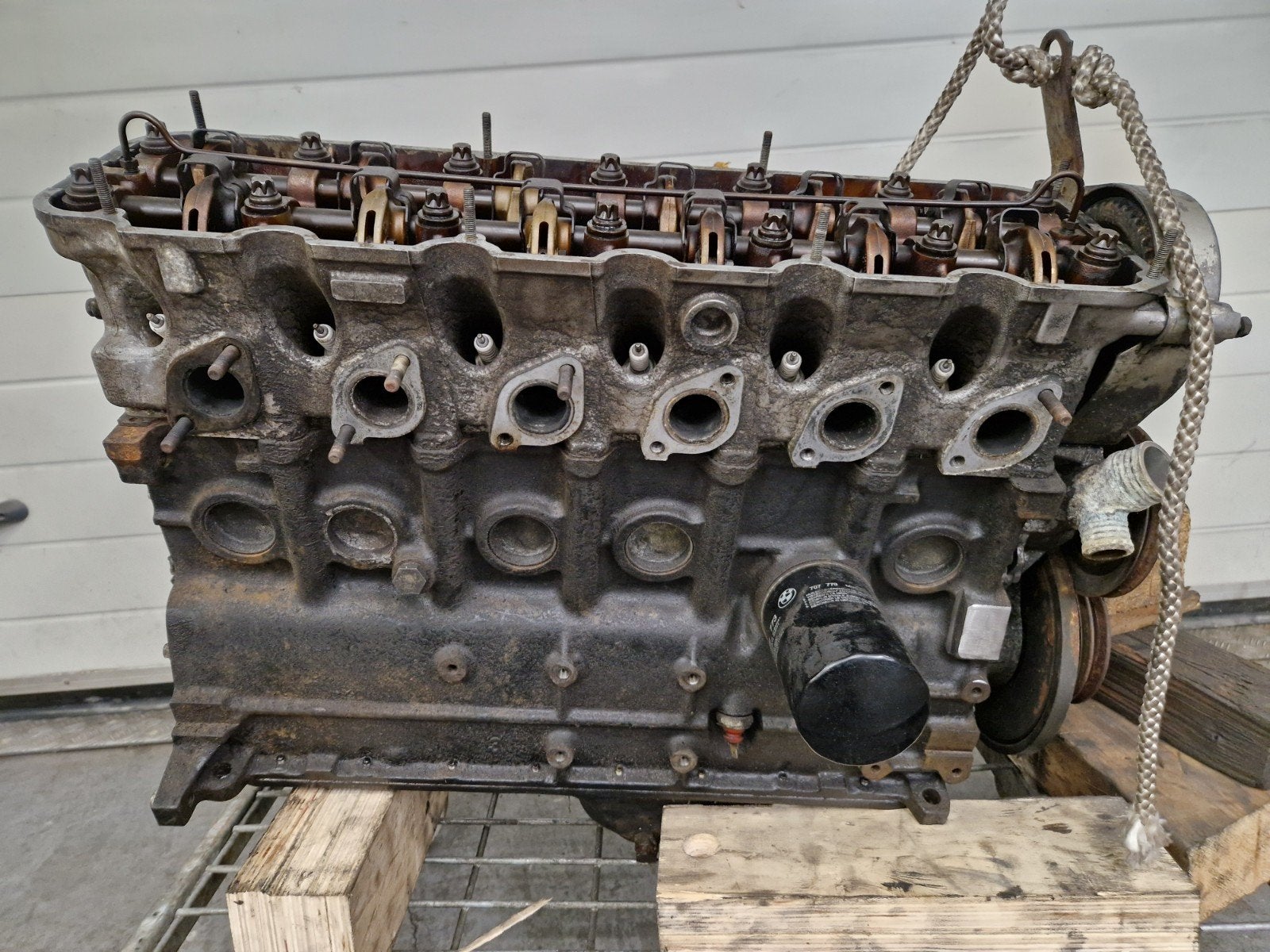BMW M20 M20B20 MOTOR VOOR ONDERDELEN 520I E28 E30 E21, Auto-onderdelen, Motor en Toebehoren, Ophalen, Gebruikt, BMW