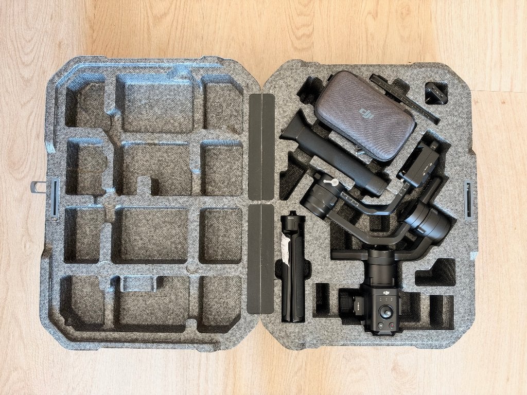 DJI Ronin-S gimbal met koffer en camerabedieningskabel, DJI, Gimbal, Ophalen, Gebruikt