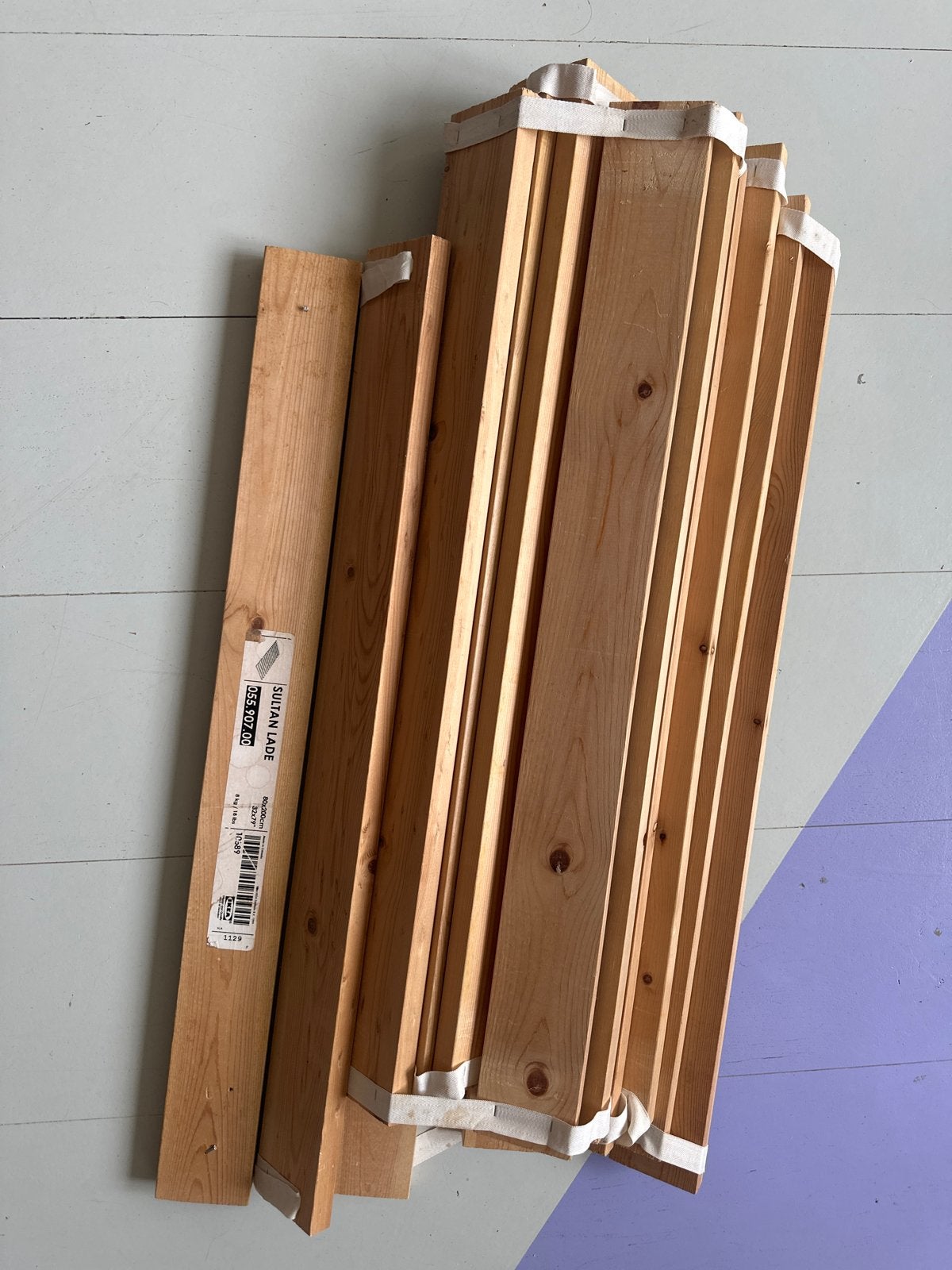 IKEA SULTAN LADE lattenbodem 71x200 cm, Gebruikt, Eenpersoons, Ophalen of Verzenden, 80 cm