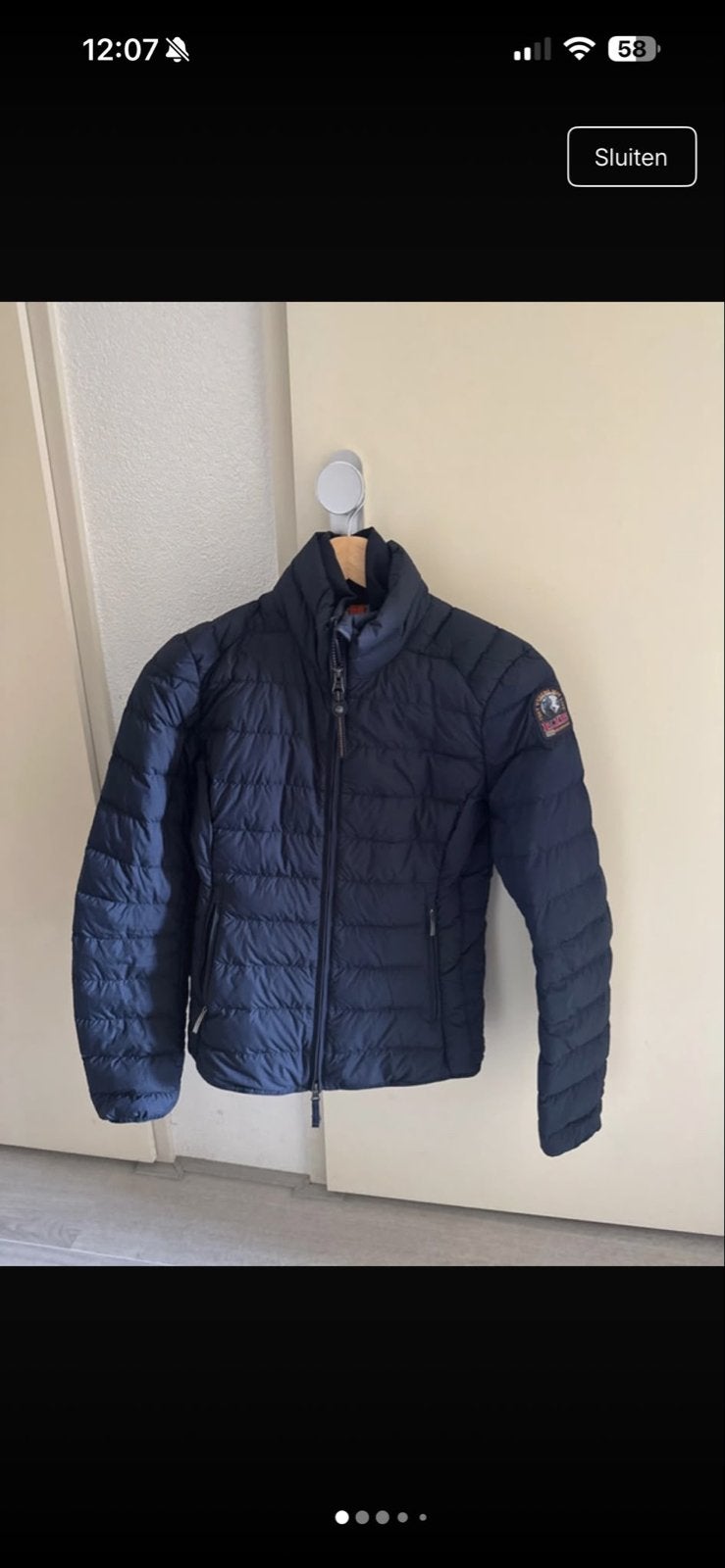 Parajumpers Super Lightweight Jas - Maat XS, Ophalen of Verzenden, Zo goed als nieuw, Maat 34 (XS) of kleiner, Blauw