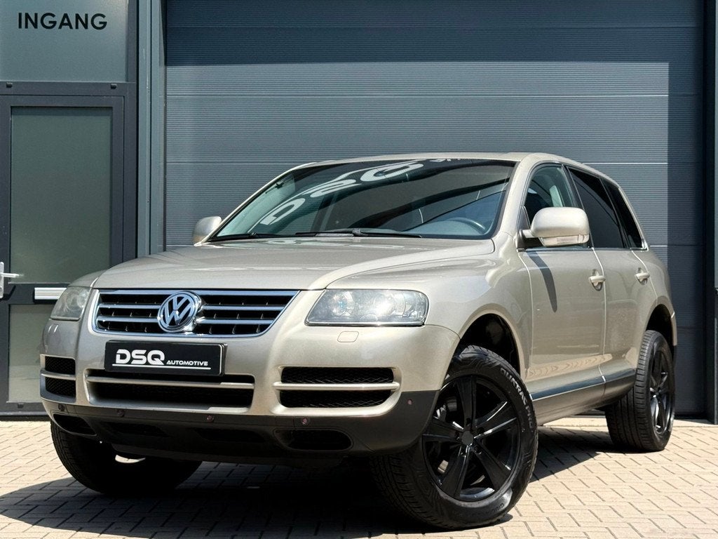 Volkswagen Touareg 3.6 V6, Auto's, Automaat, Gebruikt, Automatische klimaatregeling, Beige