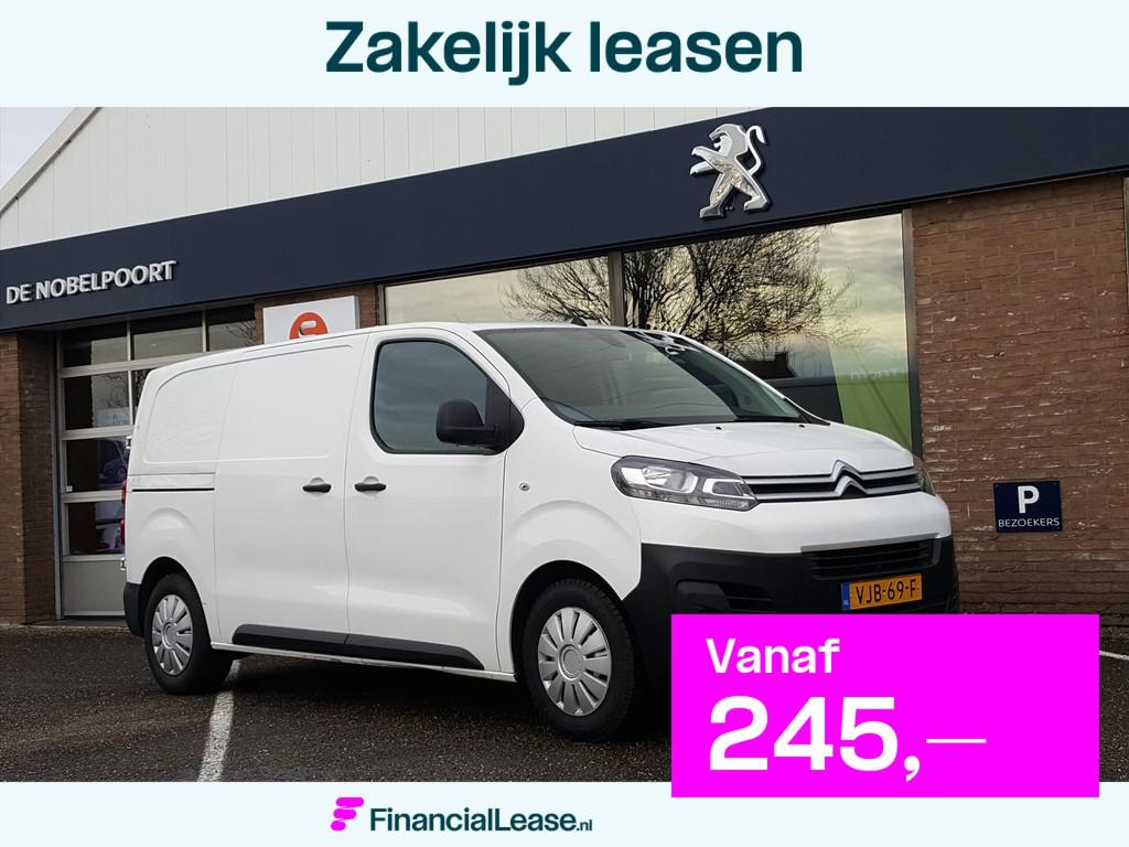 Citroen Jumpy GB L2 CLUB/M/1.5 BlueHDi 120PK S&S 3-zits Navi, Auto's, Bestelauto's, Bedrijf, Lease, Financial lease, ABS, Airconditioning