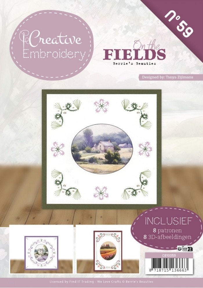 Creative Embroidery On the Fields Berrie's Beauties CB10059, Hobby en Vrije tijd, ., Overige typen, Nieuw, Ophalen of Verzenden