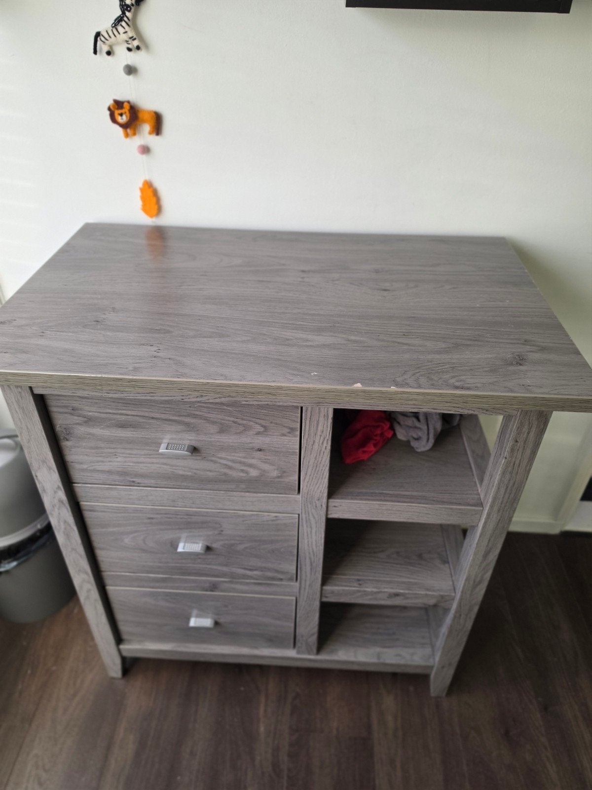 Commode met lades en open vakken - Gebruikt, Ophalen, Gebruikt, 50 tot 70 cm, 75 tot 100 cm