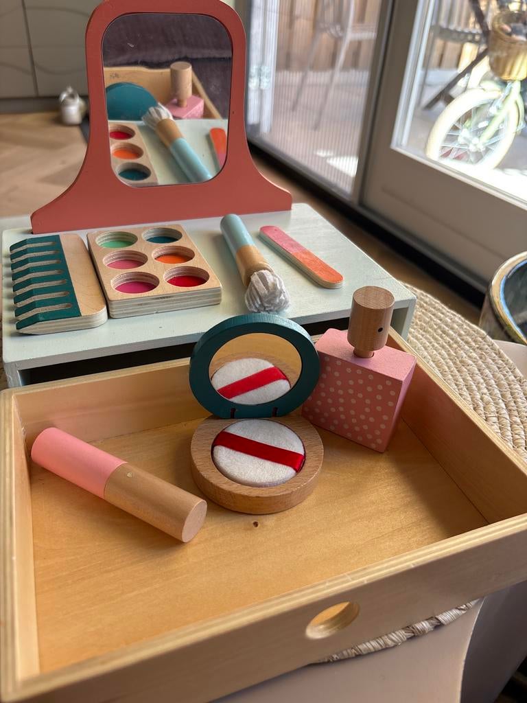 HEMA Houten Make-up Set voor Kinderen, Ophalen, Gebruikt, Meisje
