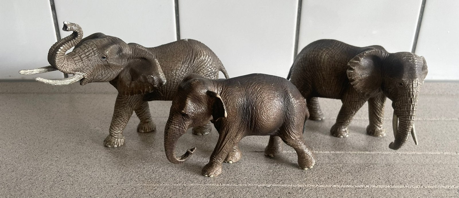 Schleich olifant kudde olifanten, Verzamelen, Ophalen of Verzenden