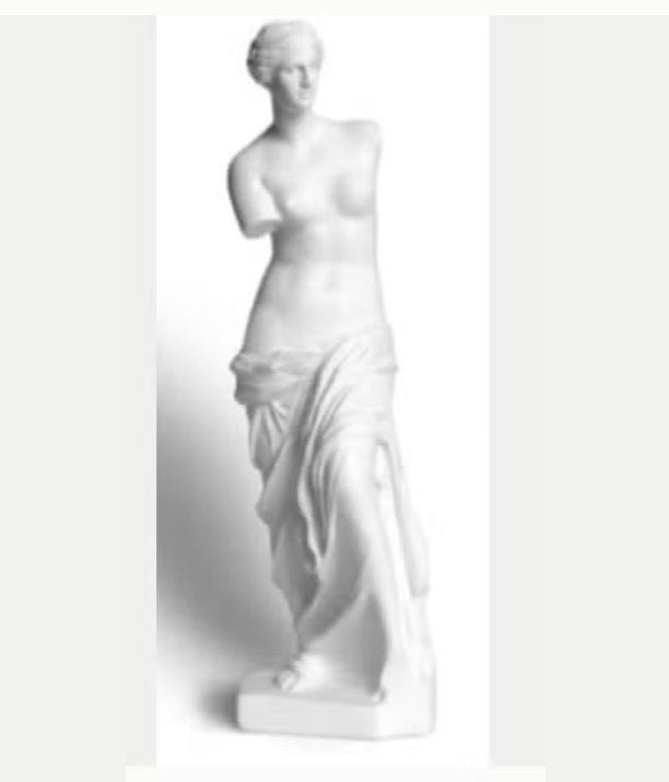 Prachtig beeldje Venus de Milo wit (29cm), Ophalen of Verzenden, Nieuw, Dier