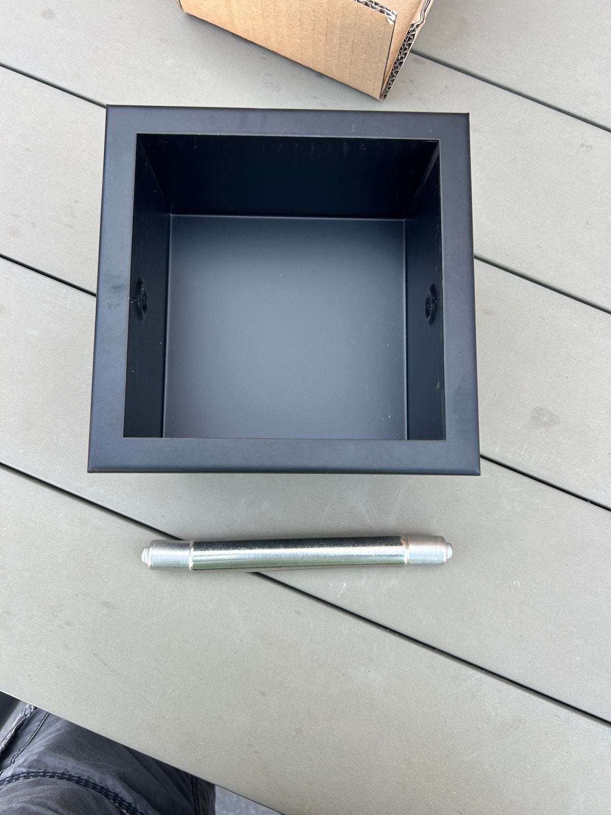 Toiletrolhouder inbouw zwart, Doe-het-zelf en Verbouw, Ophalen, Nieuw, Toilet