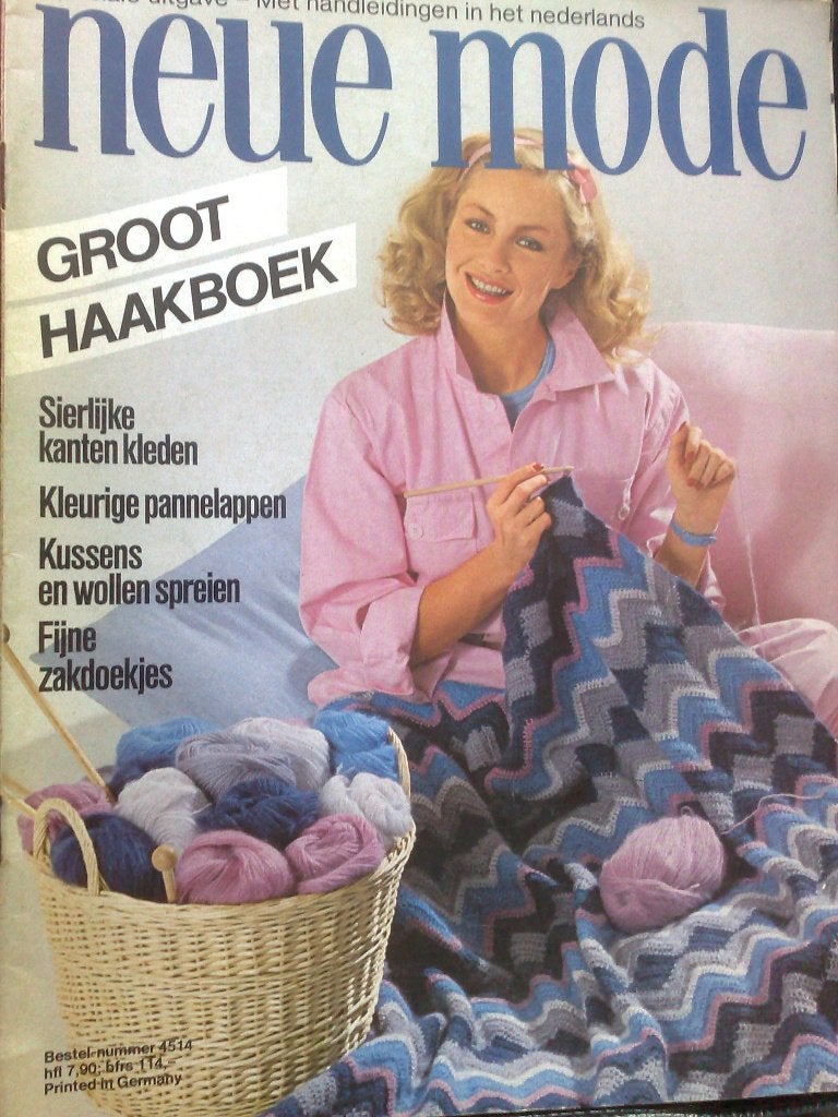 Neue mode groot Haakboek nr. 4514, Verzenden, Haken, Patroon of Boek