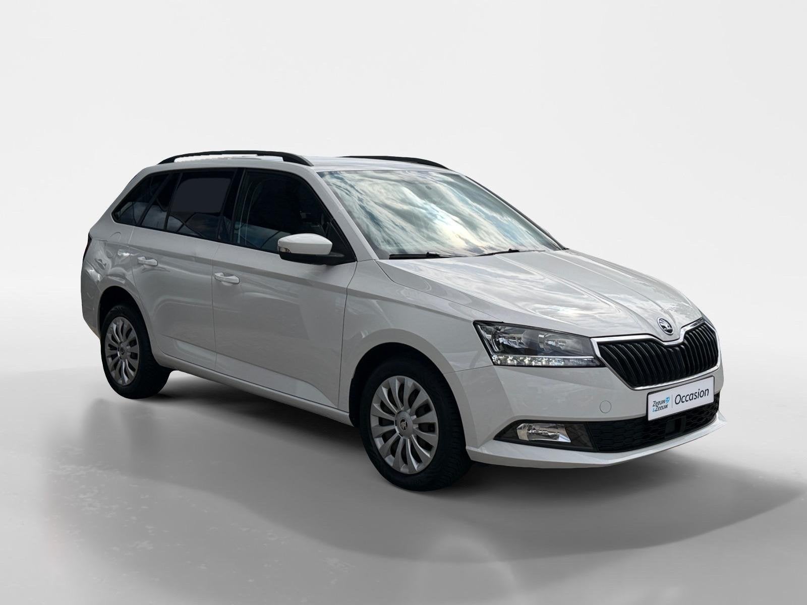 Skoda Fabia Combi 1.0 TSI Ambition | Airco | Apple/Android C, Auto's, Voorwielaandrijving, 12 maanden, Stof, Gebruikt