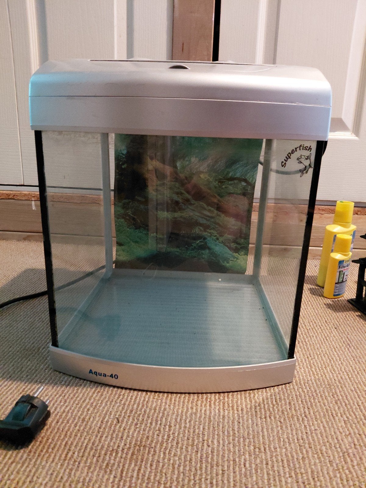 Aquarium met toebehoren, Ophalen, Zo goed als nieuw, Leeg aquarium