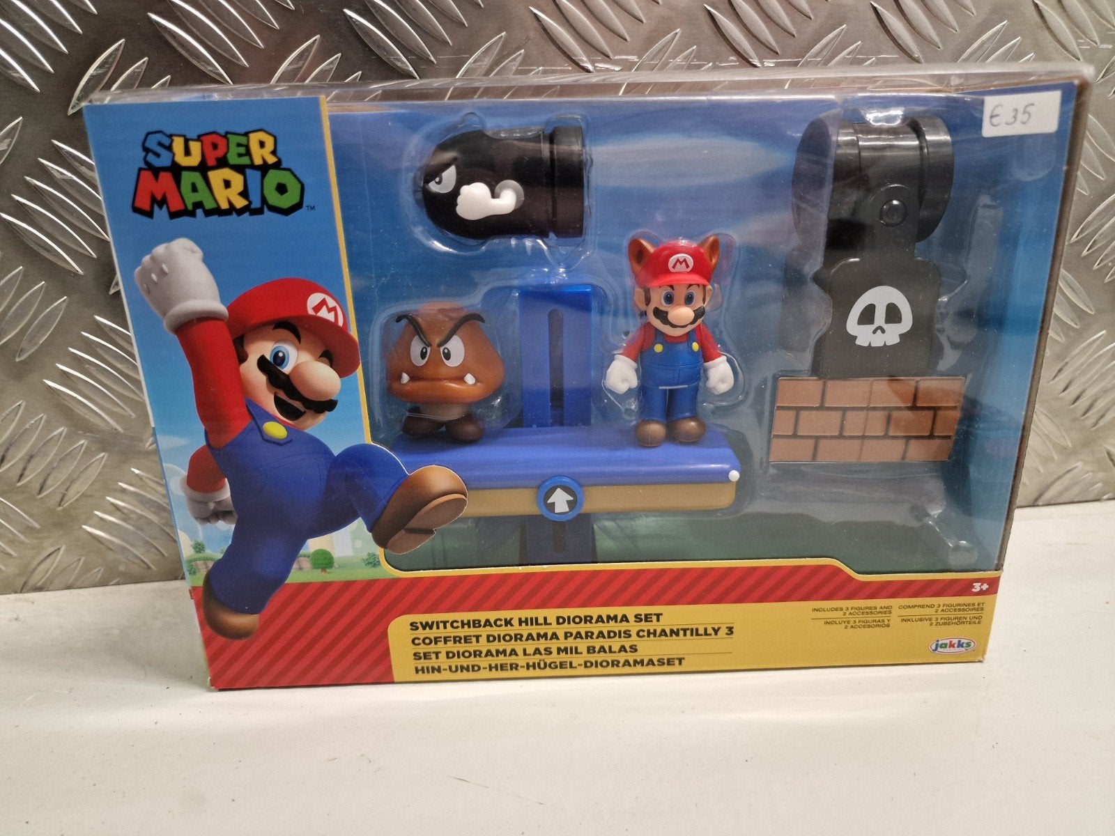 Super Mario Switchback Hill Diorama Set - Nieuw, Ophalen of Verzenden, Nieuw