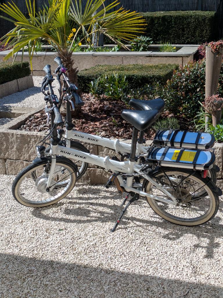 Set Run Bike Eco electrische vouwfietsen, 20 inch of meer, Gebruikt, Velgrem, Versnellingen