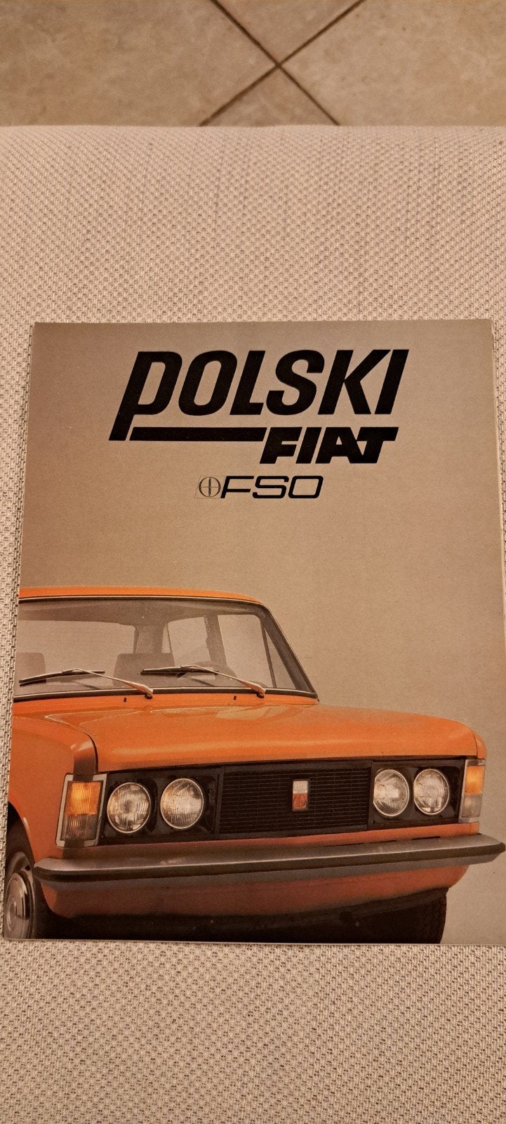 fso polski fiat 125P brochure ca 1979, Ophalen of Verzenden, Zo goed als nieuw, Overige merken