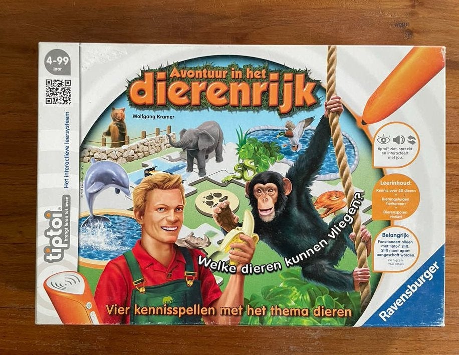 Tiptoi Avonturen in het Dierenrijk - Interactief Kennisspel, Ophalen of Verzenden, Gebruikt, Ontdekken, Met geluid