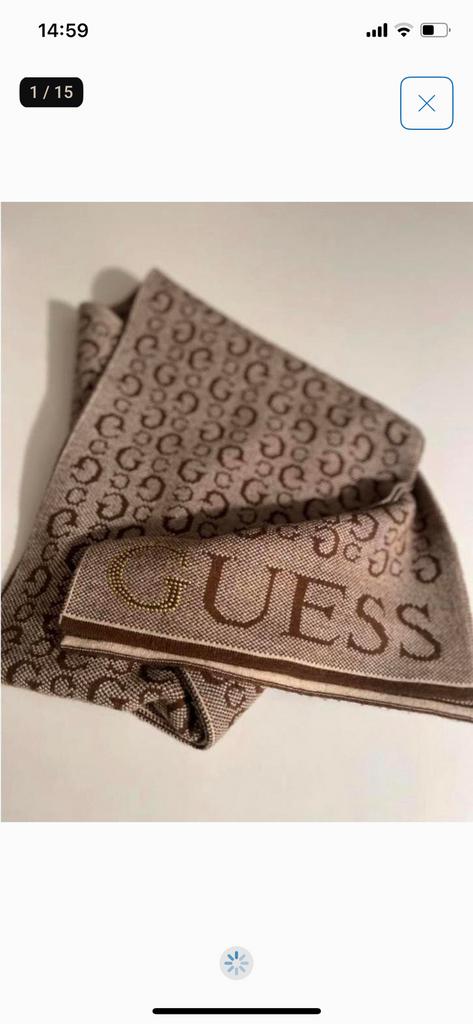 Guess wollen sjaal, Kleding | Dames, Mutsen, Sjaals en Handschoenen, Ophalen, Zo goed als nieuw, Sjaal