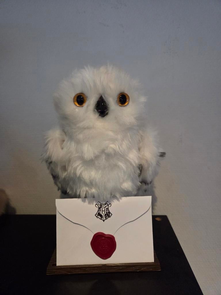 Hedwig Harry Potter uil met brief, Verzamelen, Harry Potter, Ophalen of Verzenden, Zo goed als nieuw, Overige typen